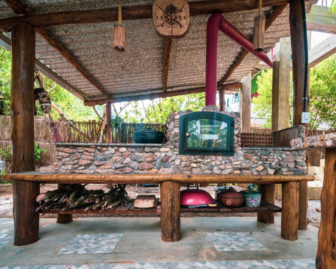 Apartamento Chale De Bioconstrucao Em - Cambuca Surf Skate Brava *